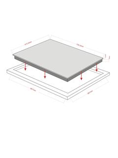 TECNO TIH 282S 2-Burner Built-In Induction Cooker Hob - Image 2