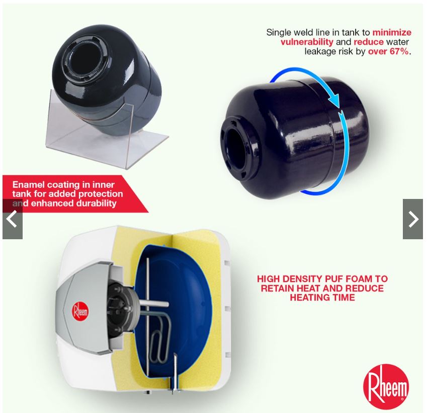 Rheem 20L RFA Classic Plus Electric Storage Water Heater(RFA-20) - Image 6