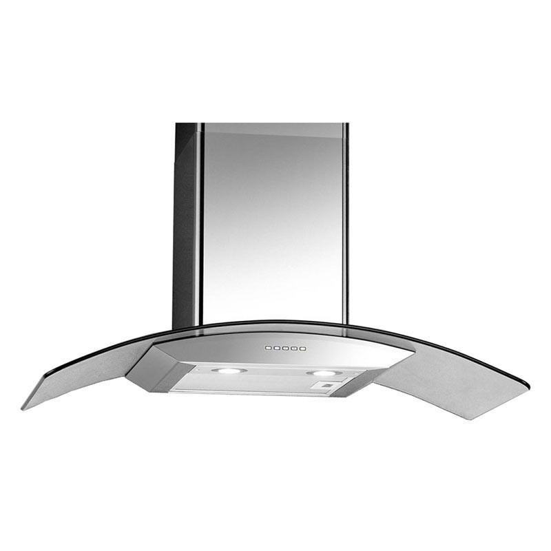 UNO 90cm Glass Chimney Hood UP 9608