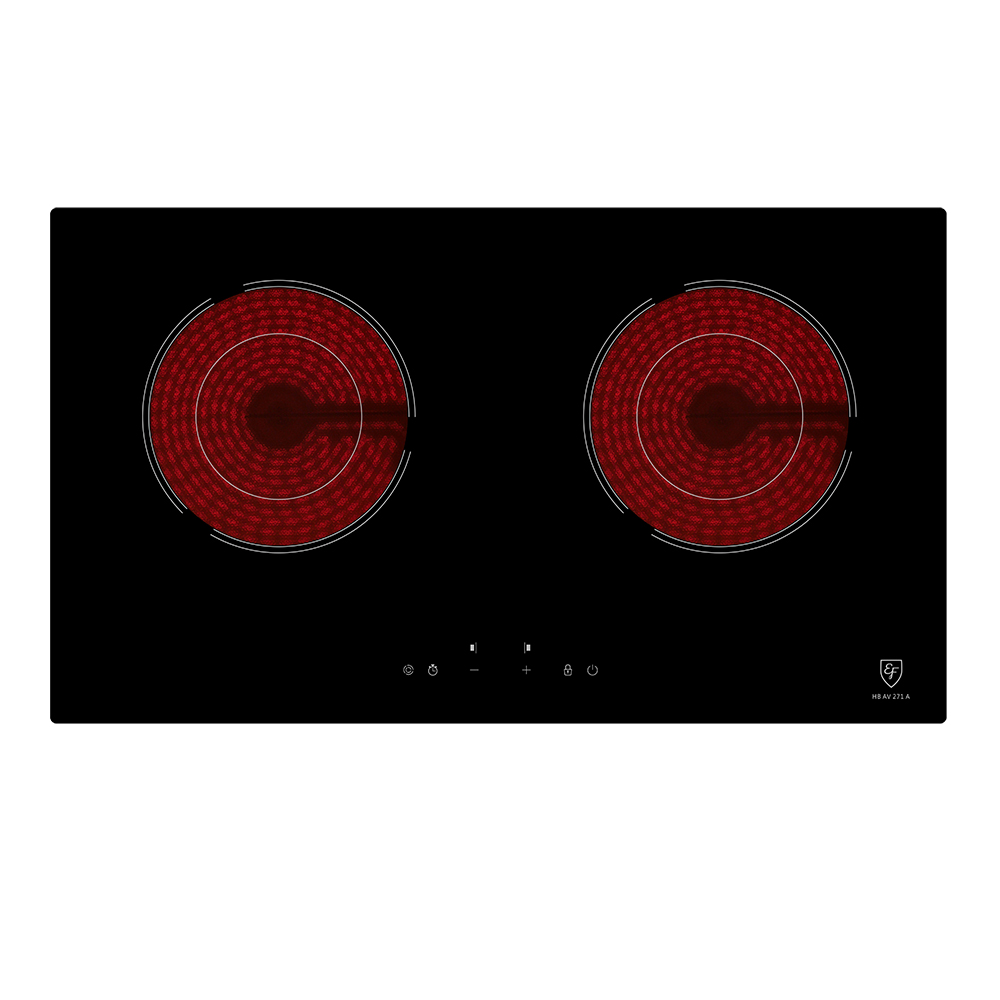 EF BUILD IN ELECTRIC HOB CERAMIC HB AV 271 A | 70cm, 2 Vitroceramic zones with sensor touch |