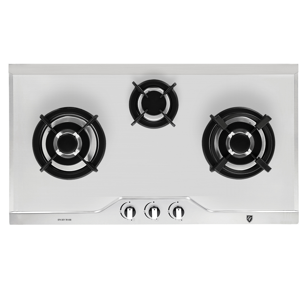 EF EFH 3971 TN VSB BUILT-IN GAS HOB|STAINLESS STEEL|BATTERY IGNITION|