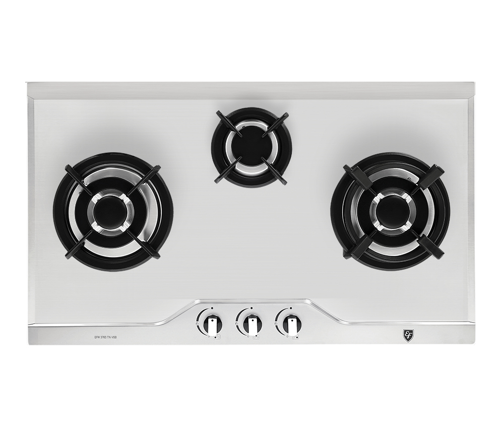 EF EFH 3763 TN VSB BUILT-IN GAS HOB|STAINLESS STEEL|BATTERY IGNITION|