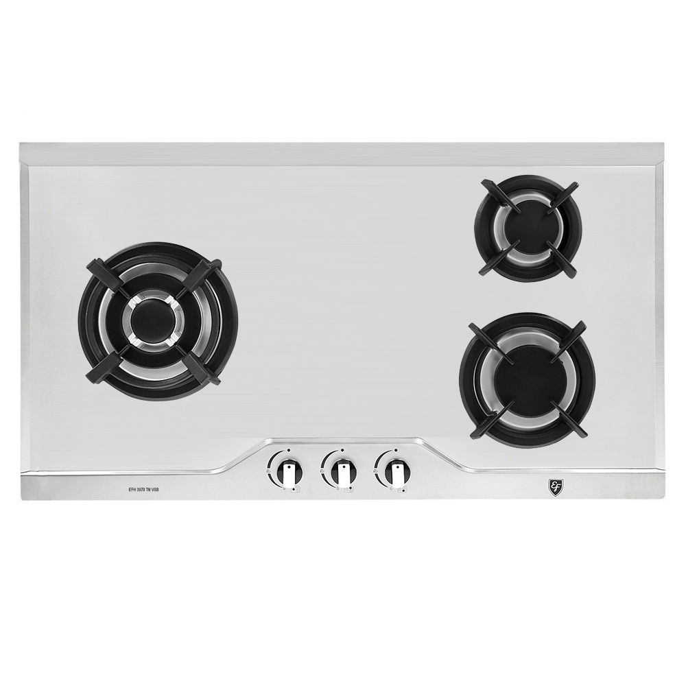 EF EFH 3970 TN VSB BUILT-IN GAS HOB|STAINLESS STEEL|BATTERY IGNITION|
