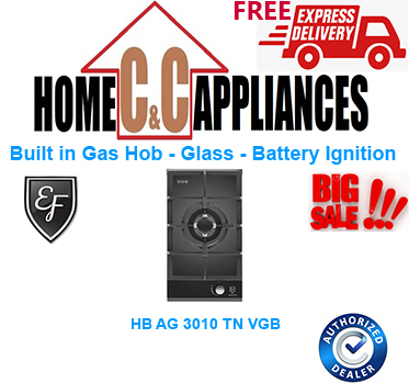 EF HB AG 3010 TN VGB  Built in Gas Hob|Glass-Battery Ignition|