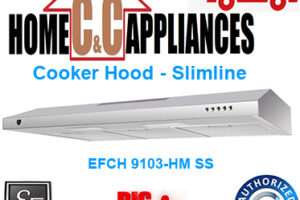 EF EFCH 9103T SS HM  Cooker Hood - Slimline|DUAL MOTORS|