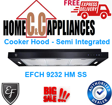 EF EFCH 9232 HM SS Cooker Hood|Semi Integrated|3 Motors|