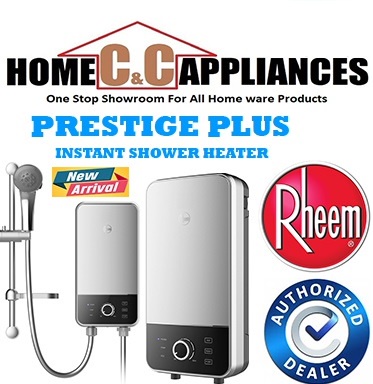 Rheem Prestige Plus RTLE-33M Instant Shower Heater | New Arrival | Free Express Delivery |