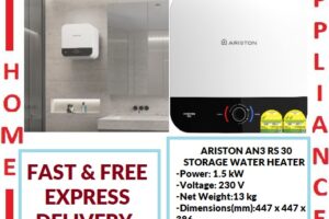 Ariston ANDRIS 3 RS 30 Storage Water Heater 30L ( 30 Liters ) / FREE Express Delivery