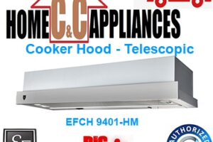 EF EFCH 9401-HM Cooker Hood - Telescopic | Dual Motors | Dual Aluminium Grease Filters |