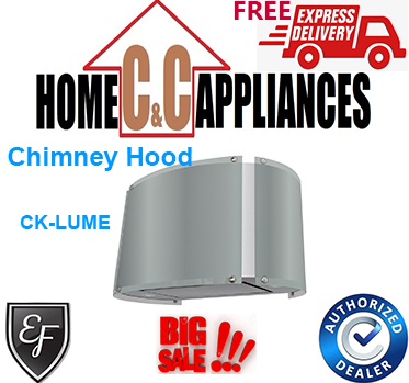 EF CK LUME Chimney Hood | 5 Layers Aluminum Grease Filters | FREE DELIVERY
