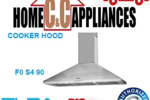 ELBA F0 S4 90 90cm Chimney Hood | 800m3/h| Single motor |4 speed control | s/steel | FREE DELIVERY|
