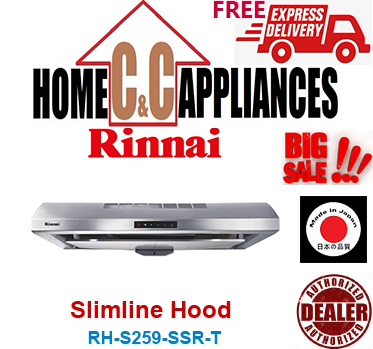 RINNAI RH-S259-SSR-T Slimline Hood | Sensor Touch Control | Authorized Dealer | Free delivery |