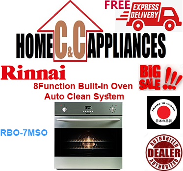 RINNAI RBO-7MSO 8 Function Built-In Oven | Auto Clean System Free Delivery| MULIT BRAND AVAILABLE|