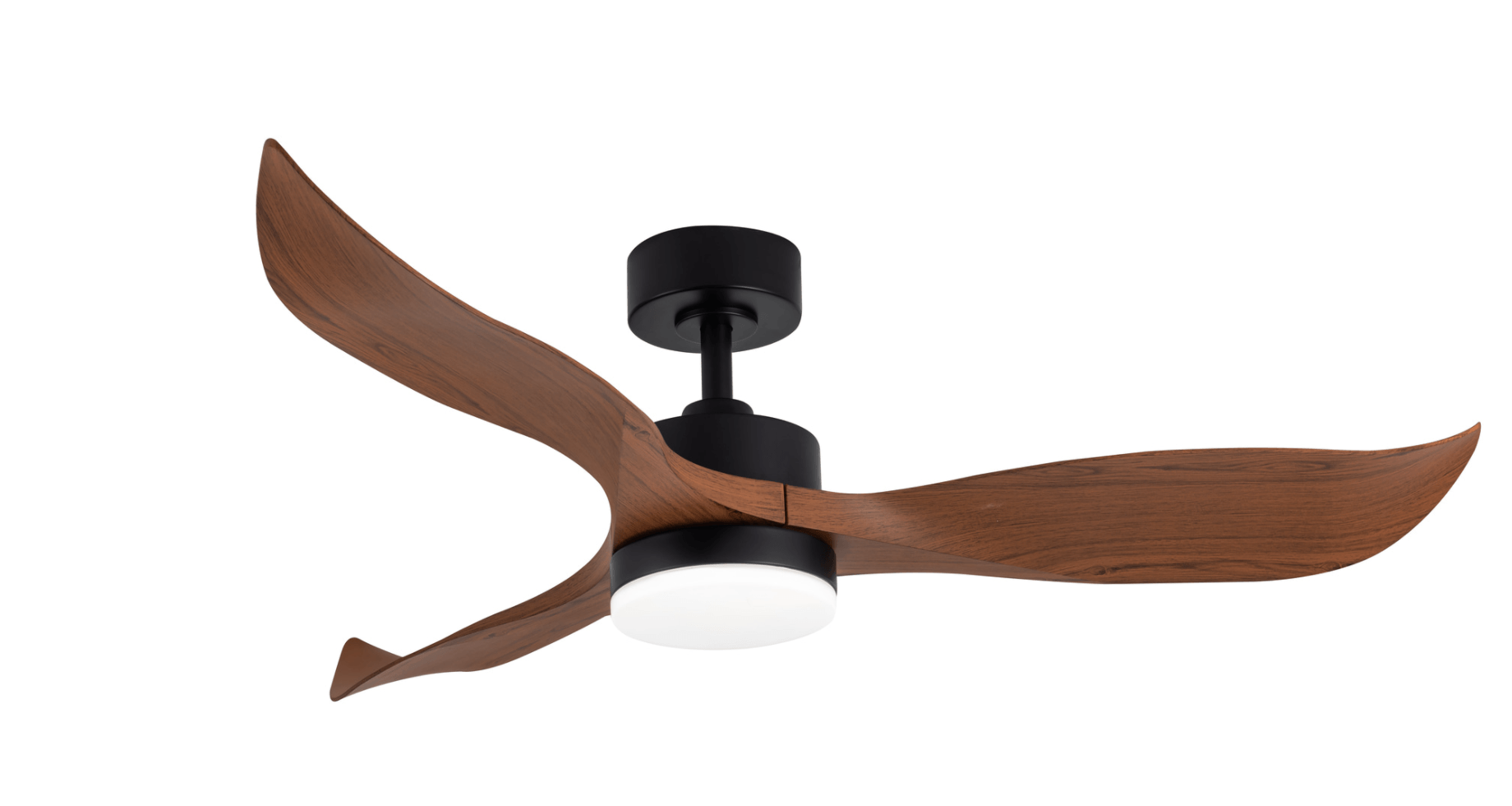 Aeroair AA120 42" Black/White Wood DC Motor Ceiling Fan 3 Blades with 3 Tone LED