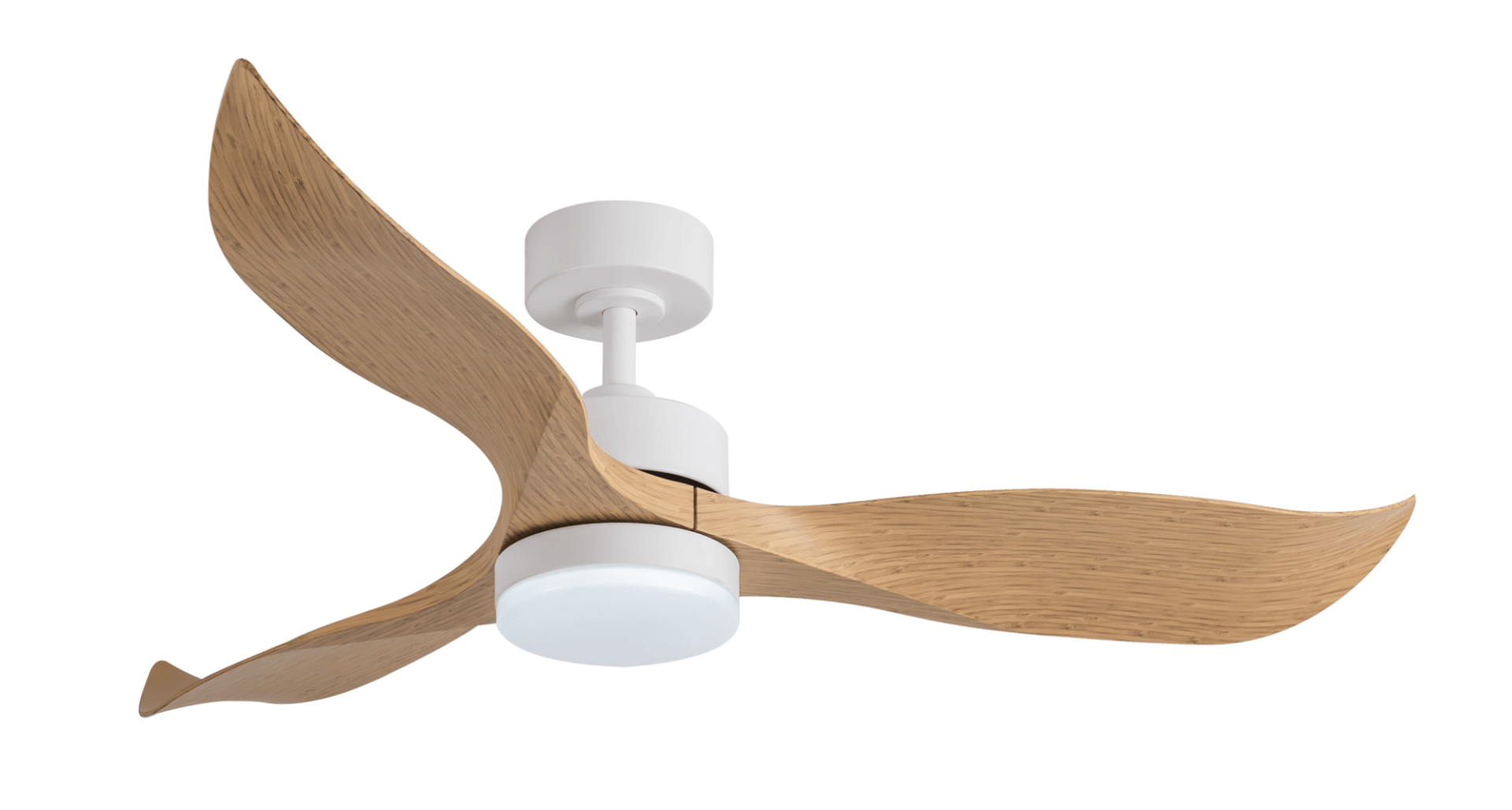 Aeroair AA120 42" Black/White Wood DC Motor Ceiling Fan 3 Blades with 3 Tone LED - Image 2