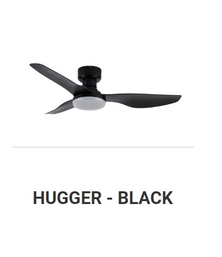 FANCO HUGGER 48" DC CEILING FAN WITH REMOTE AND OPTIONAL LED LIGHT / LOW CEILING FAN - Image 3