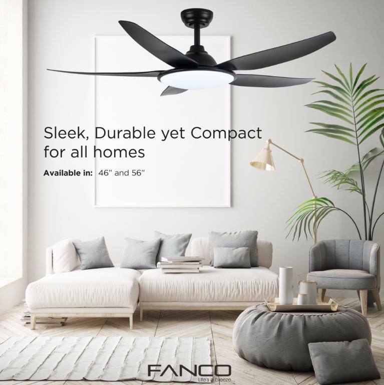 FANCO TRIBUTO Ceiling Fan with Extremely Bright 36W LED (46/ 56 Inches) - Image 4