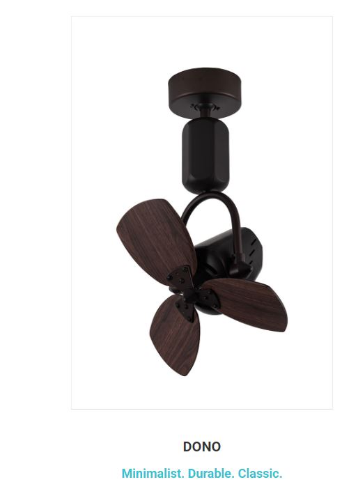 FANCO Dono 16" Corner Fan: Ceiling & Wall Mounting Options with Remote - Image 3