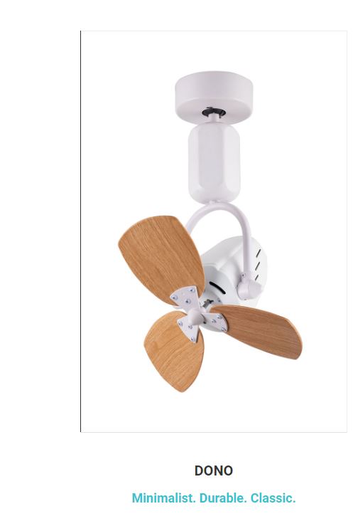 FANCO Dono 16" Corner Fan: Ceiling & Wall Mounting Options with Remote - Image 4