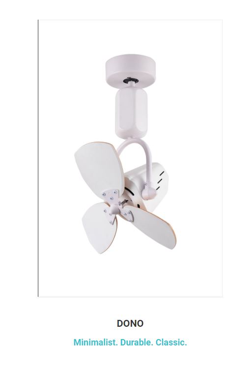 FANCO Dono 16" Corner Fan: Ceiling & Wall Mounting Options with Remote - Image 5