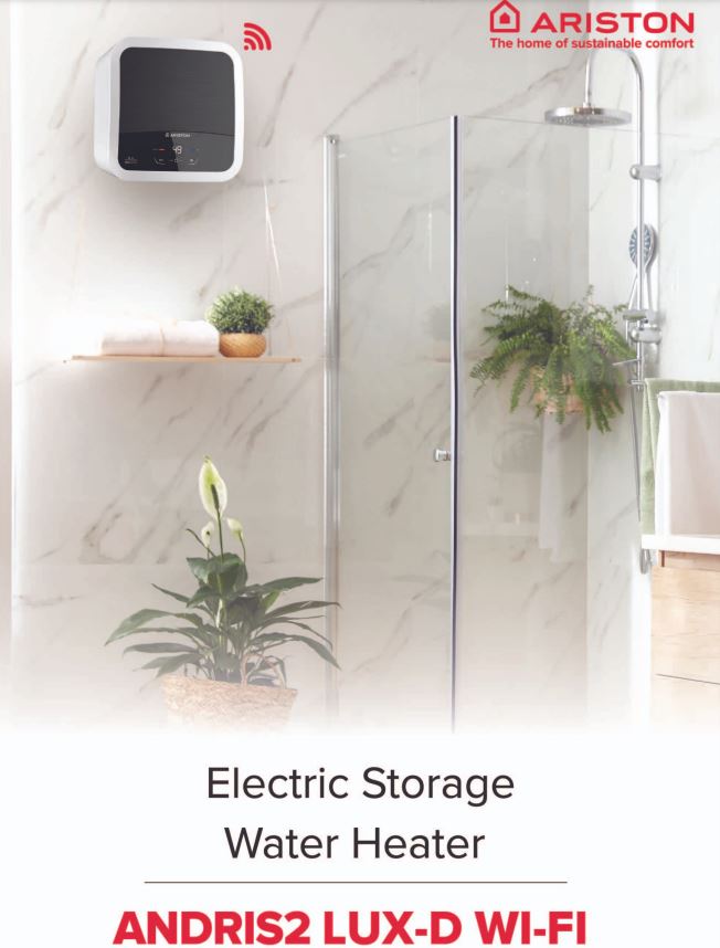 Ariston ANDRIS 2 LUX-D 30 WIFI ELECTRIC STORAGE WATER HEATER  30 LITERS - Image 6