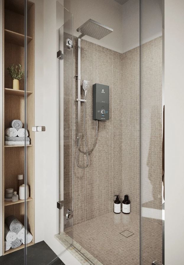 Ariston AURES PREMIUM+ PUMP & RAINSHOWER INSTANT RAINSHOWER HEATER - Image 5
