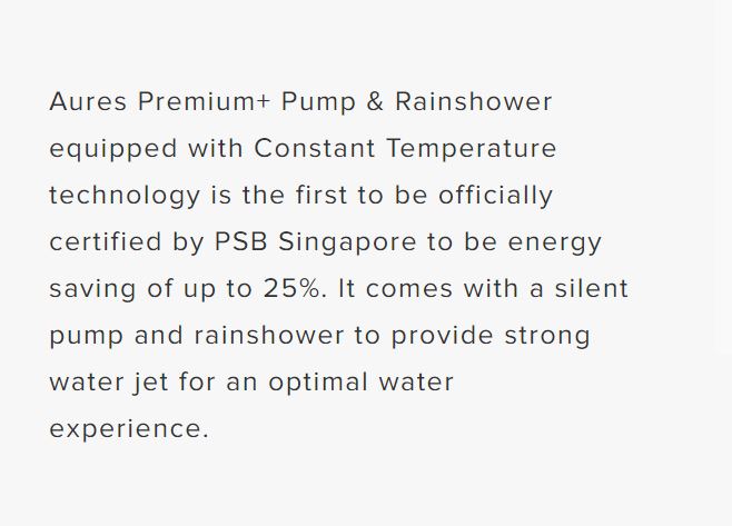 Ariston AURES PREMIUM + INSTANT WATER HEATER  WITH HAND SHOWER - Image 10