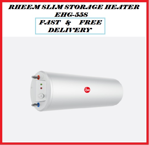 RHEEM EHG-55S SLIM ELECTRIC STORAGE HEATER 55 LITERS