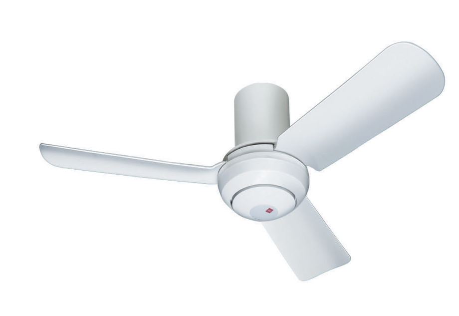 KDK M11SU 44" WHITE / SILVER  CEILING FAN WITH 3-Speed Selection, Wireless Remote Control - Image 3