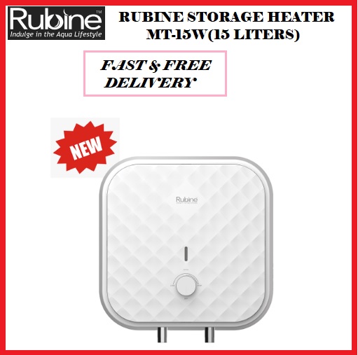 Ruine MT 15W STORAGE WATER HEATER  15 LITERS Water Heater + Pressure Relief Valve + Mounting Hardware