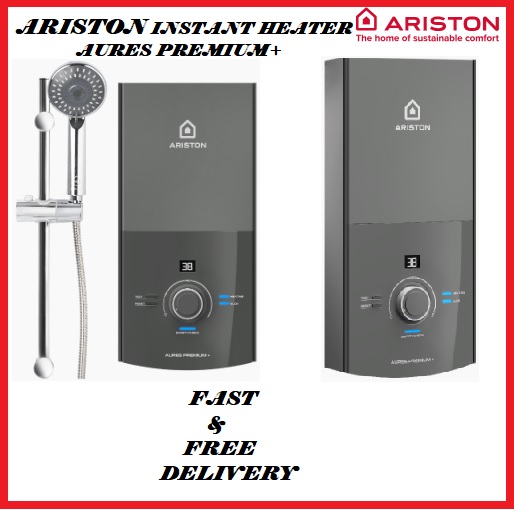 Ariston AURES PREMIUM + INSTANT WATER HEATER  WITH HAND SHOWER