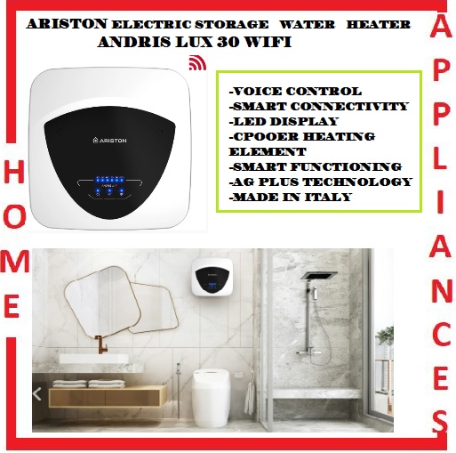 ARISTON Andris LUX 15 WiFi Electric Storage Water Heater / Free Express Delivery