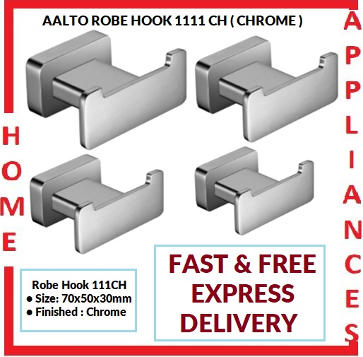 AALTO ROBE HOOK 1111 CH ( CHROME ) / FREE EXPRESS DELIVERY