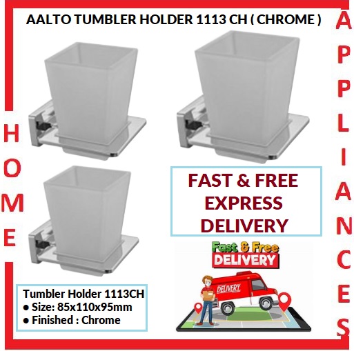 AALTO TUMBLER HOLDER 1113 CH ( CHROME ) / FREE EXPRESS DELIVERY