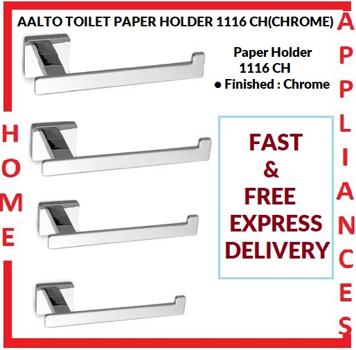 AALTO TOILET PAPER HOLDER 1116 CH ( CHROME ) / FREE EXPRESS DELIVERY