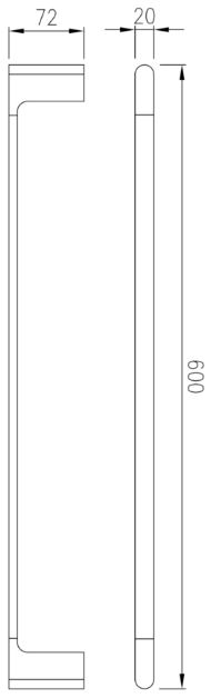 AALTO SINGLE TOWEL BAR 803 (GOLD , CHROME , BLACK , GUN METAL , MATTE GOLD ) / FREE EXPRESS DELIVERY - Image 7