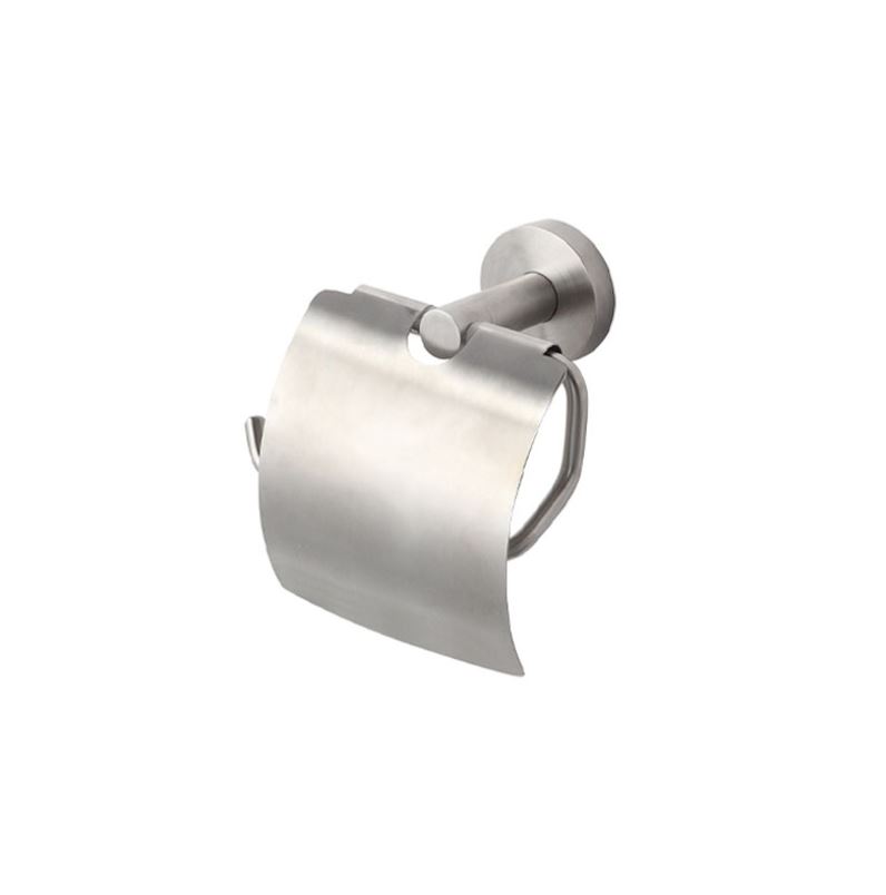 AALTO TOILET PAPER HOLDER WITH COVER CT70 ( BRUSHED STEEL ) / FREE EXPRESS DELIVERY - Image 2