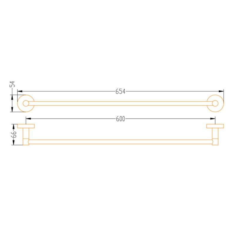 AALTO SINGLE / DOUBLE TOWEL BAR JM11GM / JM12GM ( GUN METAL ) / FREE EXPRESS DELIVERY - Image 5