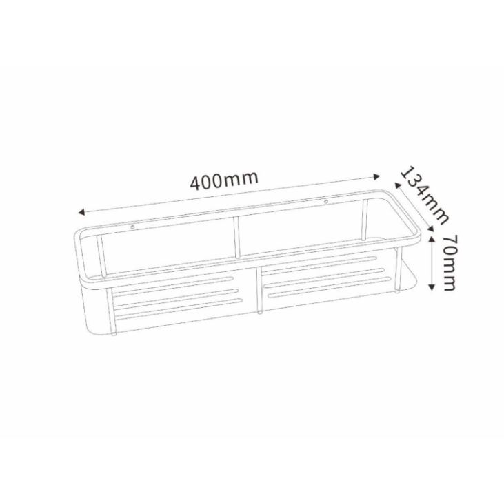 AALTO SINGLE SHOWER BASKET K4001GM / FREE EXPRESS DELIVERY - Image 3