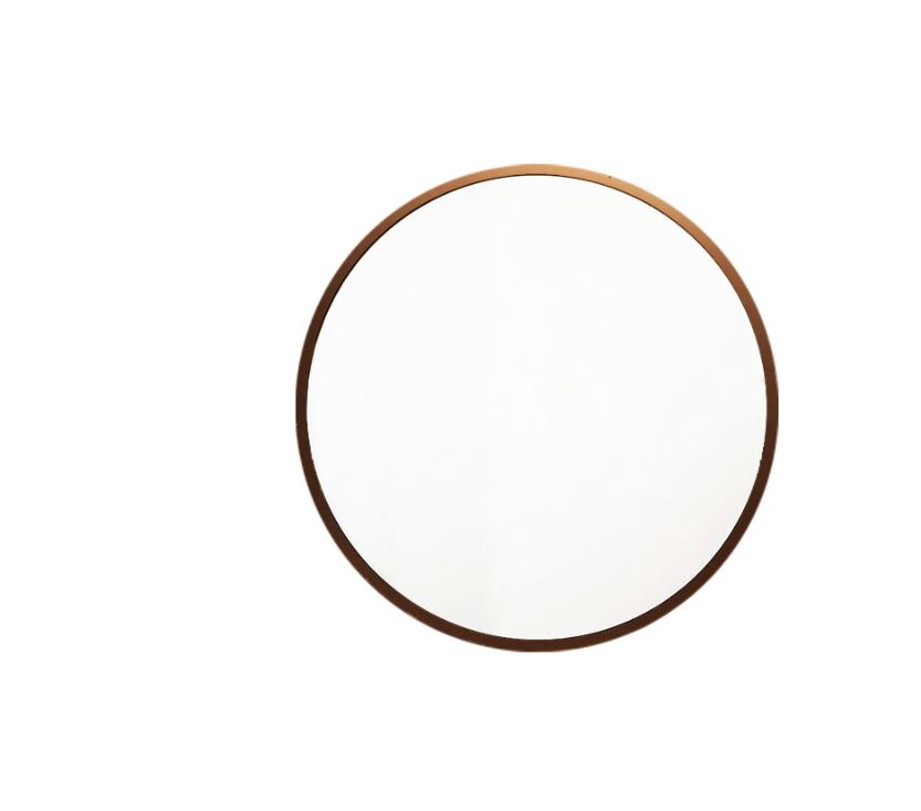 AALTO ROUND MIRROR RDM-GM-60 ( MATTE ROSE GOLD , MATTE GOLD , GUN METAL ) / FREE EXPRESS DELIVERY - Image 4