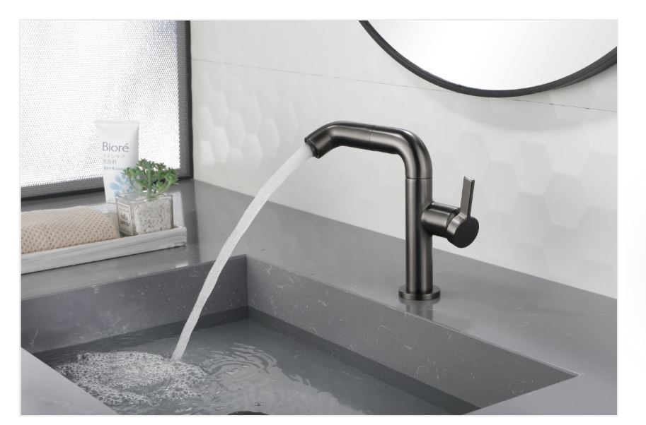 AALTO BASIN MIXER 1160GM ( GUN METAL ) / FREE EXPRESS DELIVERY - Image 3
