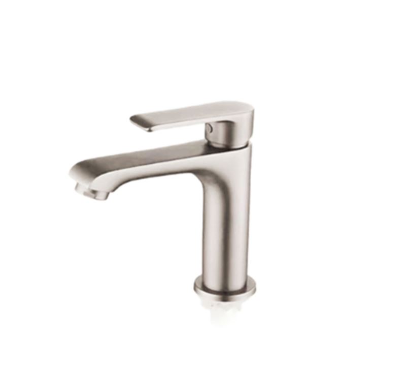 AALTO BASIN TAP 7320M ( BRUSHED STEEL ) / FREE EXPRESS DELIVERY - Image 2