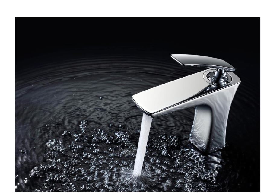 AALTO BASIN MIXER 1098 CH ( CHROME ) / FREE EXPRESS DELIVERY - Image 3