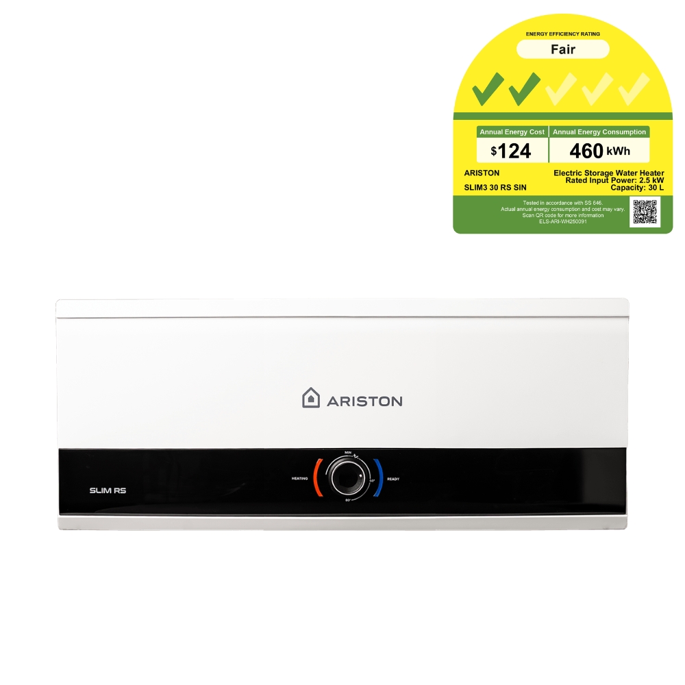 ARISTON SLIM3 30 RS ELECTRIC STORAGE WATER HEATER ( 30L ) / FREE EXPRESS DELIVERY - Image 9
