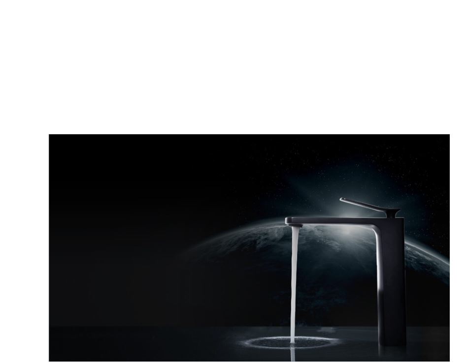 AALTO SINGLE-LEVER TALL BASIN MIXER 1295B ( MATTE BLACK ) / FREE EXPRESS DELIVERY - Image 3