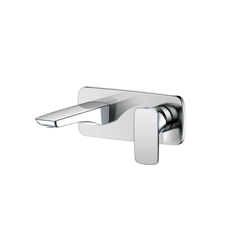 AALTO CONCEALED SINGLE-LEVER BASIN MIXER 2198W ( CHROME + WHITE ) / FREE EXPRESS DELIVERY - Image 2