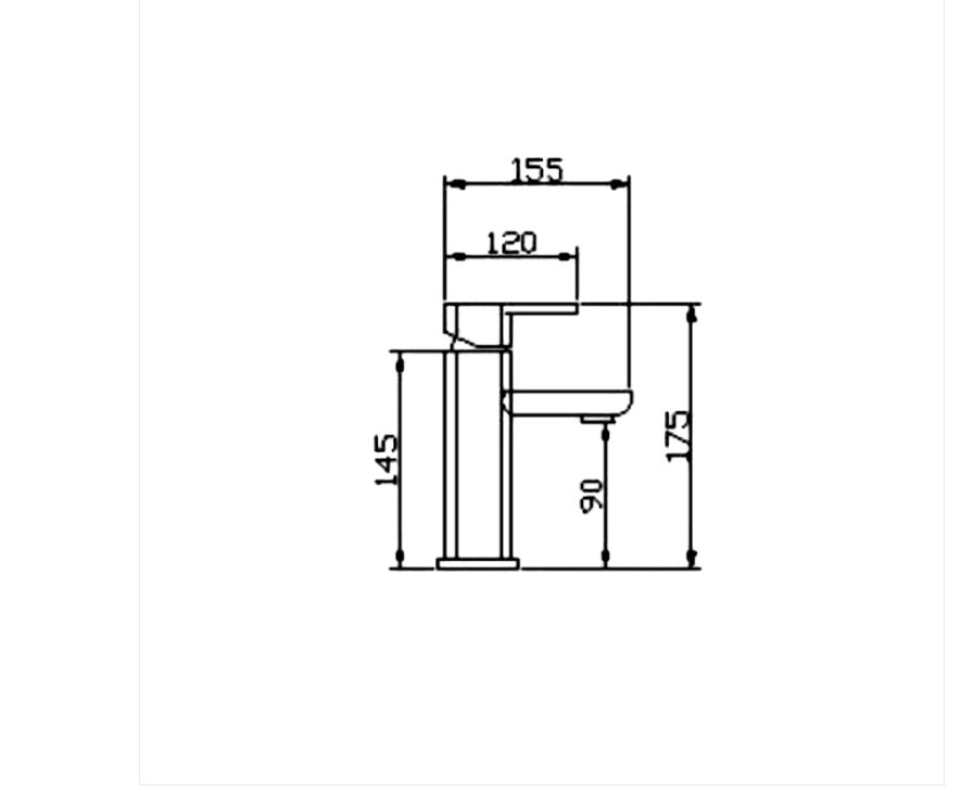 AALTO SINGLE-LEVER BASIN MIXER 4002CH ( CHROME ) / FREE EXPRESS DELIVERY - Image 3
