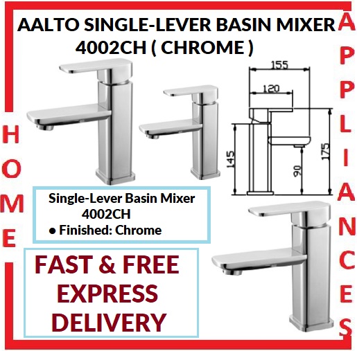 AALTO SINGLE-LEVER BASIN MIXER 4002CH ( CHROME ) / FREE EXPRESS DELIVERY
