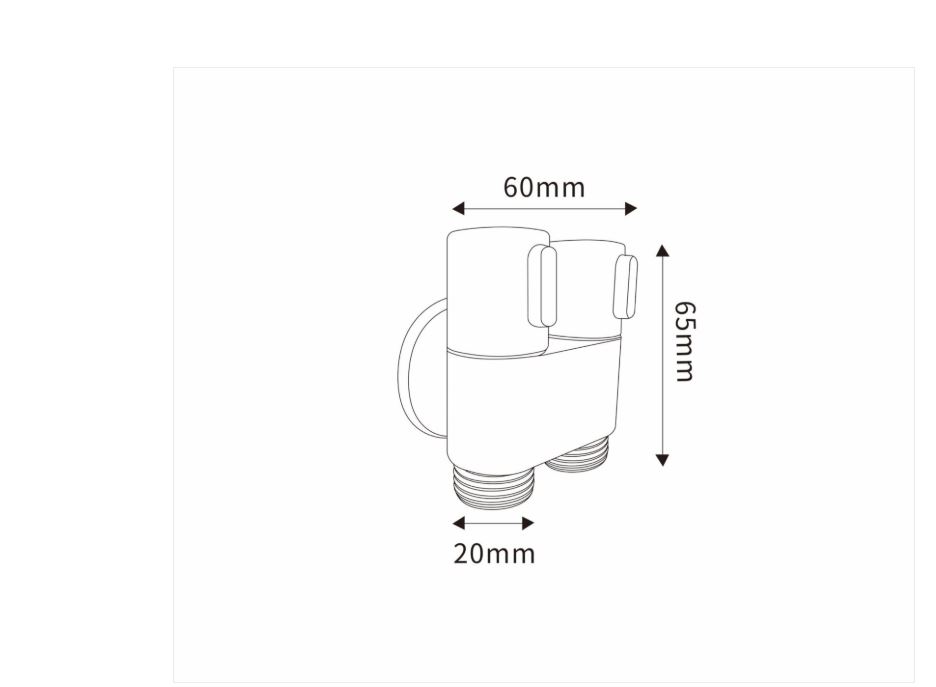 AALTO DUAL VALVE 6644CP ( CHROME ) / FREE EXPRESS DELIVERY - Image 4