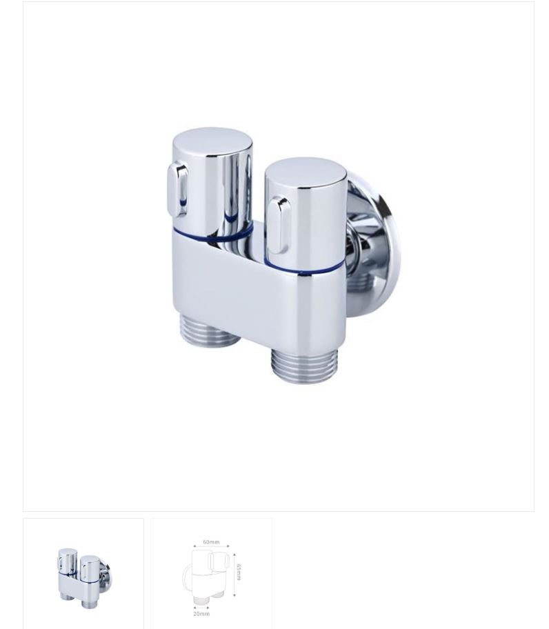AALTO DUAL VALVE 6644CP ( CHROME ) / FREE EXPRESS DELIVERY - Image 3